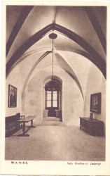 Wawel Sala Królowej Jadwigi Fot. S. Kolowca [pocztówka] [po 1945 r.]