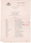 Irydion Krasicki Zygmunt Program teatralny Teatr Polski Sezon 1965 1966 (4 lutego 1966)