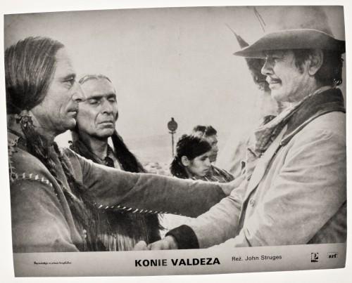 Konie Valdeza Reż John Struges [W rol. gł. Charles Bronson] Fot. Polfilm / ZRF [fotos filmowy] [1973]