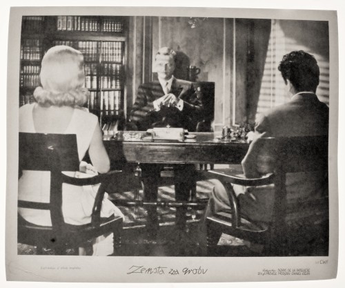 Zemsta zza grobu Reż. Denys de la Patelliere Fot. CWF [Centrala Wynajmu Filmów] [fotos filmowy] [1957]