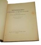 Monachomachia Parisowa z Menelausem Przekładnia Jana Kochanowskiego Z rękopisu wydał i wstępem opatrzył Włodzimierz Budka [druk bibliofilski] (1926)
