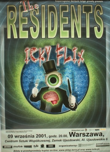 The Residents Plakat koncertowy.