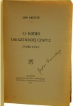 O krwi i błazeńskiej czapce powieści Łęczyc Jan