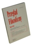 Przegląd Filozoficzny Nowa seria Rocznik 18 nr 2 (70) / 2009 Red. nacz. Jacek Hołówka