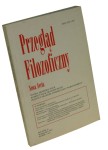 Przegląd Filozoficzny Nowa seria Rocznik 18 nr 1 (69) / 2009 [Red. nacz. Jacek Hołówka]