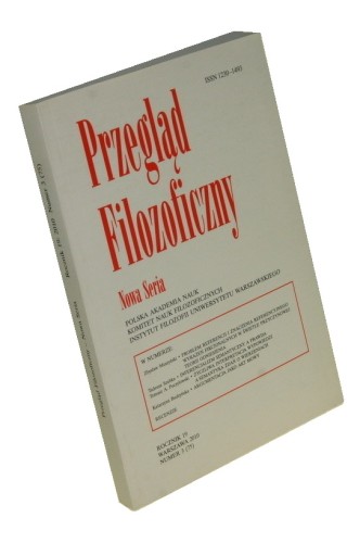 Przegląd Filozoficzny Nowa seria Rocznik 19 nr 3 (75) / 2010
