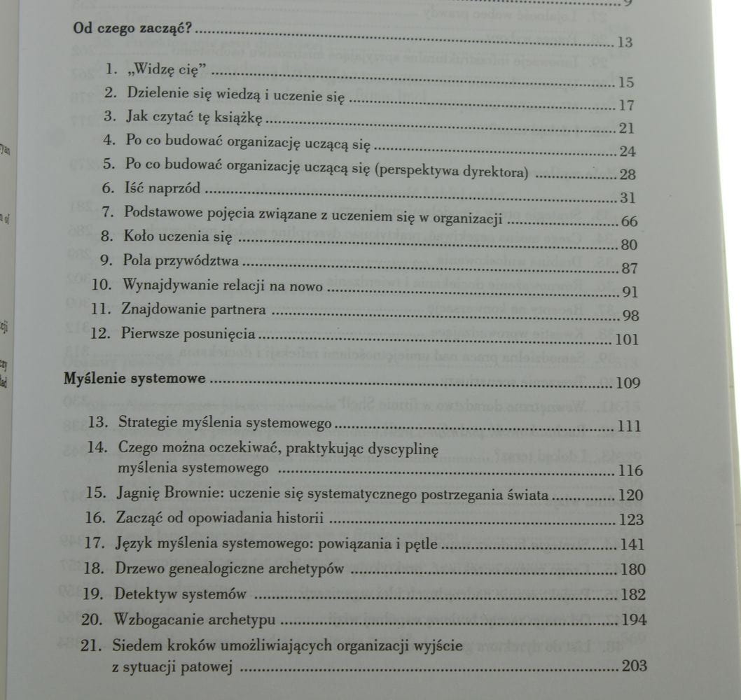 Piąta dyscyplina - materiały dla praktyka Jak budować organizację