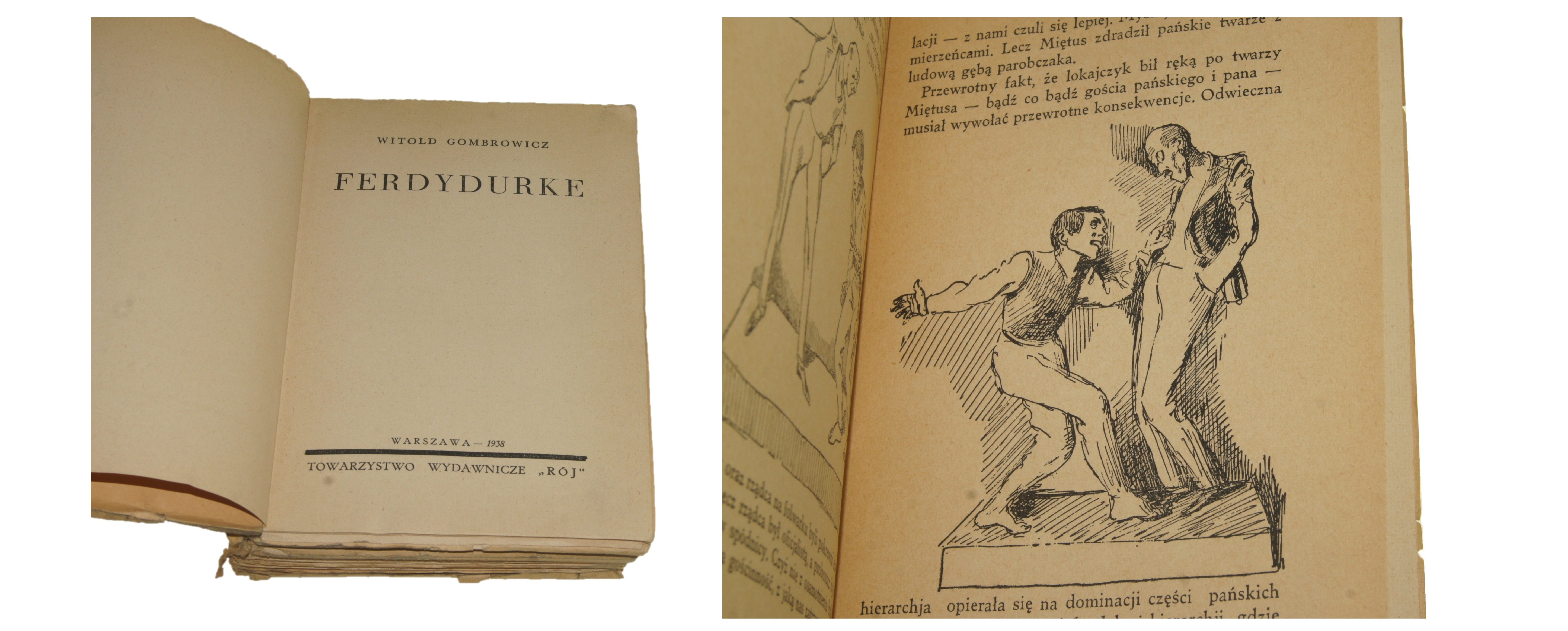 Ferdydurke Gombrowicz strona tytułowa