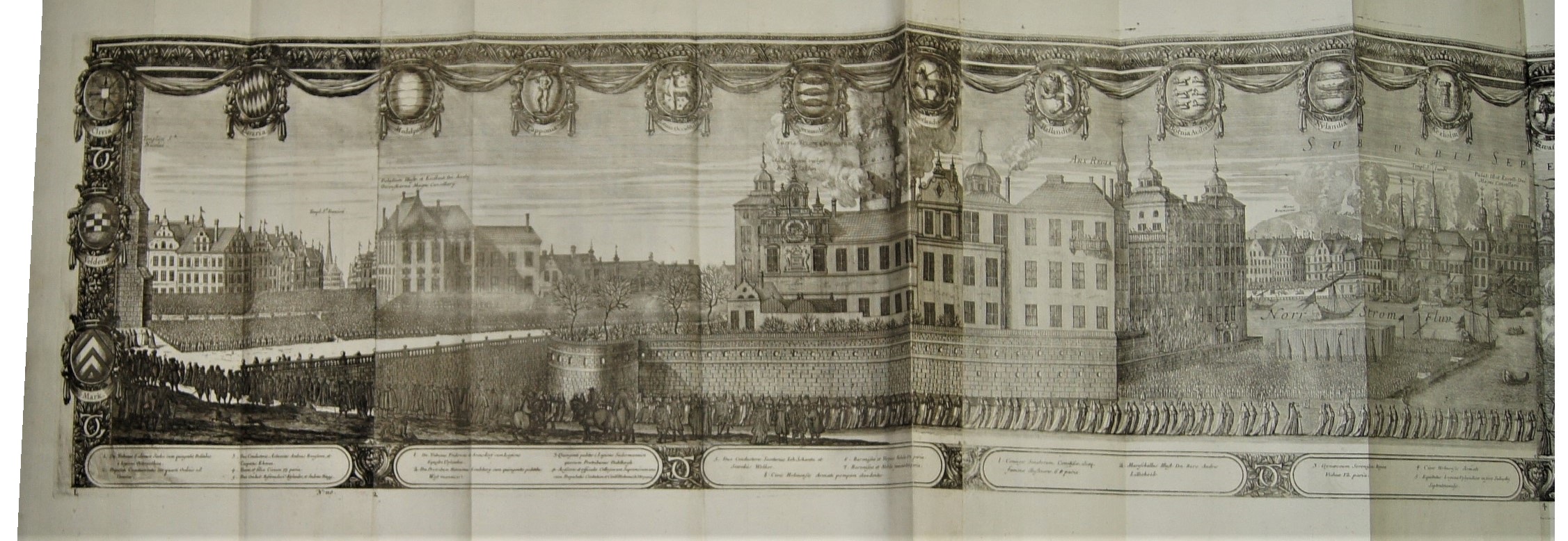 Erik Dahlbergh  Samuel von Pufendorf sztych