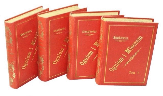 Ogniem i mieczem Sienkiewicz 1884 lica opraw
