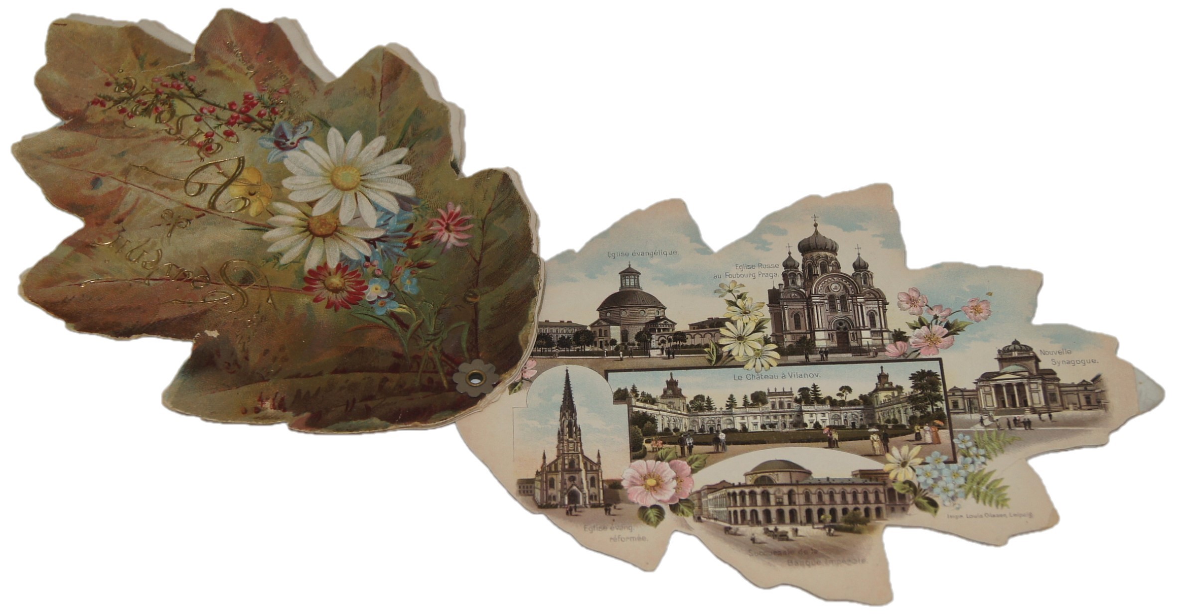 Souvenir a Varsovie, Karl Sommer, rue Miodowa 4.