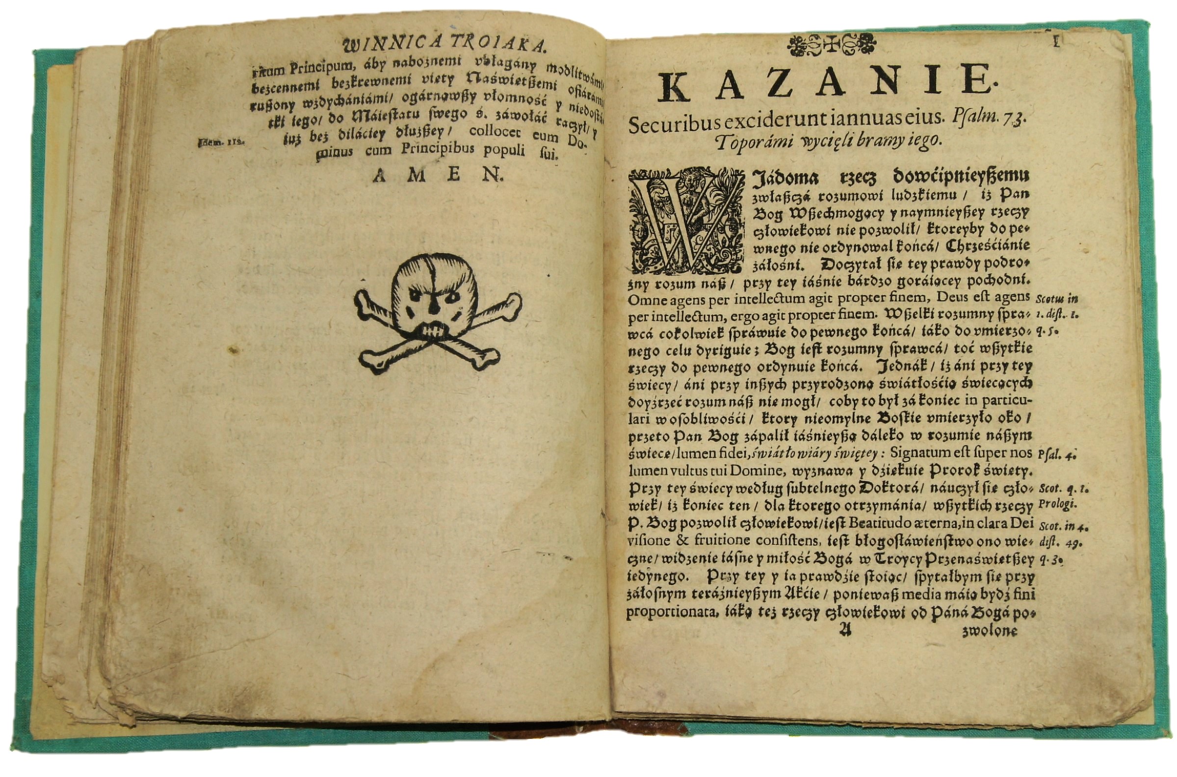 Winnica Troiaka mowa pogrzebowa dla Władysław Dominik Zasławski-Ostrogski 1690 r. starodruk